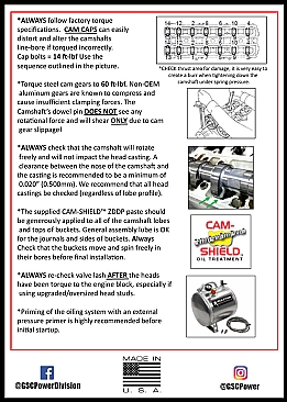 GSC Power-Division Billet VVTI 2JZ-GTE S2 Camshafts