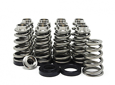 GSC Power-Division Single Conical Spring set with Titanium Retainer & CroMo Seats for RB26DETT