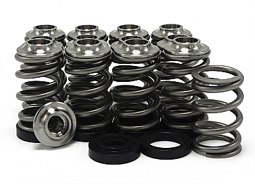 GSC Power-Division Single Spring set with Titanium Retainer & CroMo Seats for RB26DETT