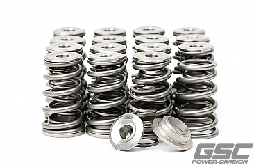 GSC Power-Division Dual Conical Valve Spring Set with Titanium Retainer & Chromoly Seats for the Subaru Turbo EJ Platforms