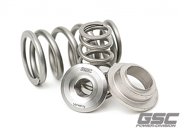 GSC Power-Division Dual Conical Valve Spring Set with Titanium Retainer & Chromoly Seats for the Subaru Turbo EJ Platforms