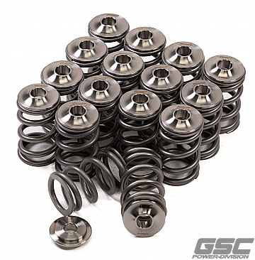 GSC Power-Division Single Valve Spring and Titanium Retainer Kit for Subaru Turbo EJ Platforms