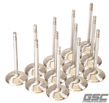 GSC Power Division Flat Face +1mm Intake Valves Nissan VR38DETT