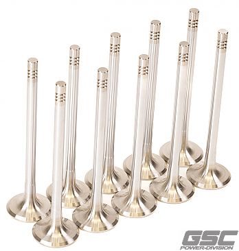GSC Power Division Super Alloy Exhaust Valves for Audi R8 5.2L / Lamborghini Huracán 5.2L V10