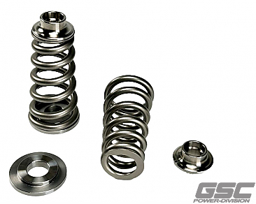 GSC Power-Division Conical Spring set with Titanium Retainer and Chromoly Seat for the Porsche 991/992-GT3 and GT3 Cup