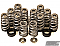 GSC Power-Division Conical Valve Spring with Ti Retainer and Seat for the Toyota G16E-GTS